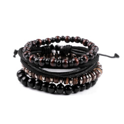 Set brățări - Negru (1 Set)