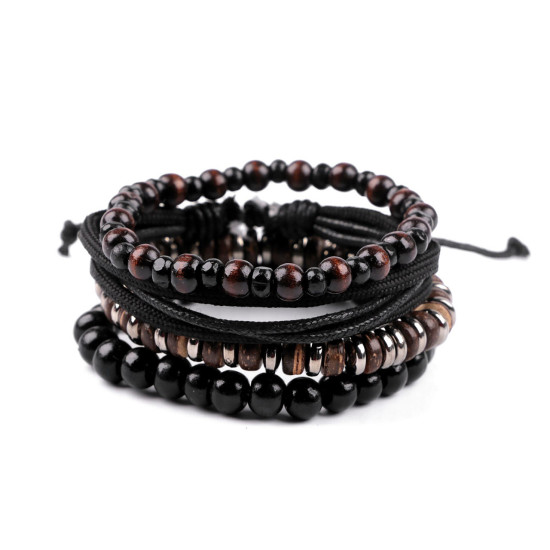 Set brățări - Negru (1 Set)