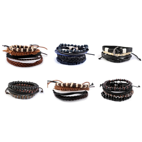 Set brățări - Negru (1 Set)