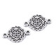 Ornamente metalice filigran - fluture, mandala, inimă, pom - Platinum (5 Bucăți)