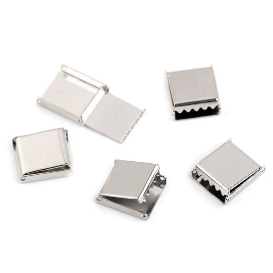 Terminație șnur plat, 10 mm - Auriu rose (10 Bucăți) Terminație șnur plat, 10 mm - Auriu rose (10 Bucăți)