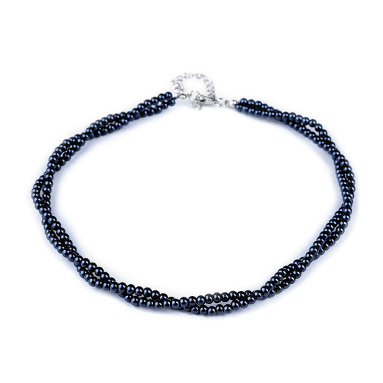 Colier perle - Negru (1 Bucată) Colier perle - Negru (1 Bucată)