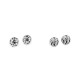Mărgele metalice  / distanțiere decorative - Platinum (5 Bucăți)