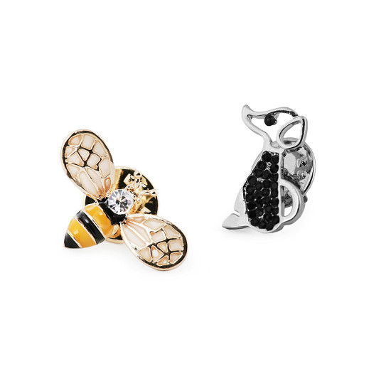 Broșă cu pin - cățel, albină - Platinum (1 Bucată) Broșă cu pin - cățel, albină - Platinum (1 Bucată)
