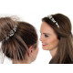 Accesoriu de păr cu strasuri - Cristal (3 Bucăți)