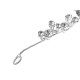 Accesoriu de păr cu strasuri - Cristal (3 Bucăți)