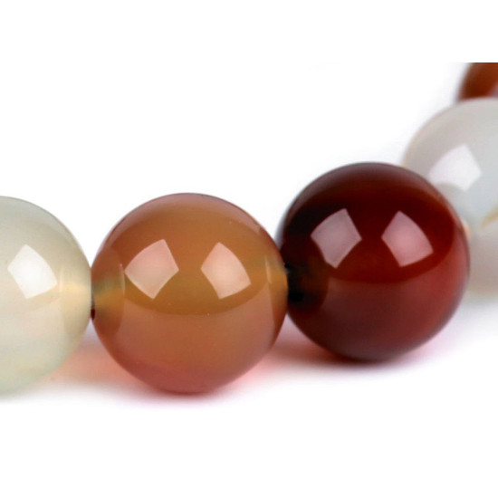 Brăţară cu mărgele minerale agat multicolor - Agat multicolor (4 Bucăți) Brăţară cu mărgele minerale agat multicolor - Agat multicolor (4 Bucăți)