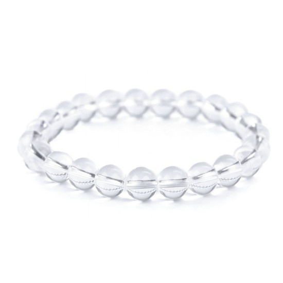 Brăţară cu mărgele cuarț - Cristal (4 Bucăți) Brăţară cu mărgele cuarț - Cristal (4 Bucăți)