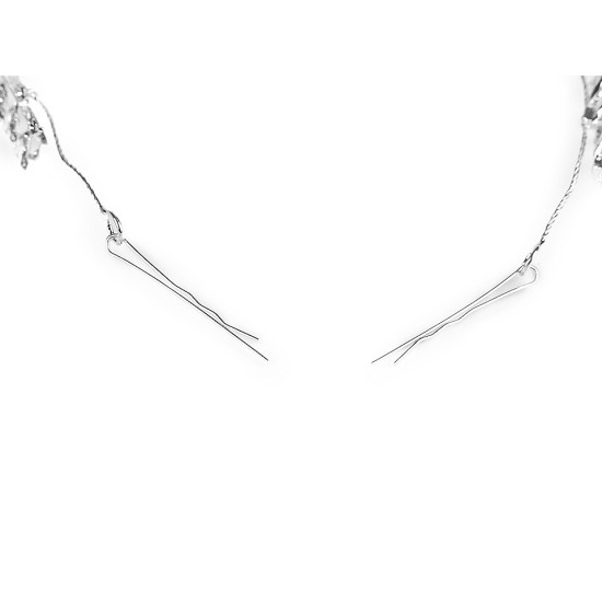 Accesoriu de păr cu strasuri - Cristal (3 Bucăți)