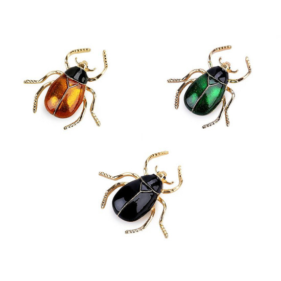 Broșă gândac - Verde (3 Bucăți) Broșă gândac - Verde (3 Bucăți)