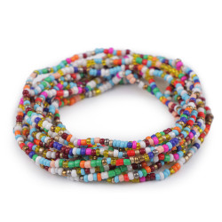 Brățări elastice,  set 12 buc - Multicolor (12 Seturi)
