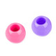 Mărgele plastic cu gaură mare, mix pastel, 8x10 mm - Mix (200 Bucăți) Mărgele plastic cu gaură mare, mix pastel, 8x10 mm - Mix (200 Bucăți)