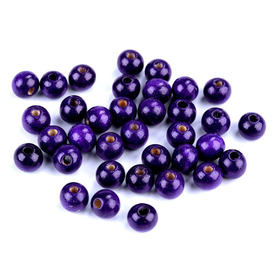 Mărgele din lemn, ø10 mm - Stejar maro (100 Grame) Mărgele din lemn, ø10 mm - Stejar maro (100 Grame)