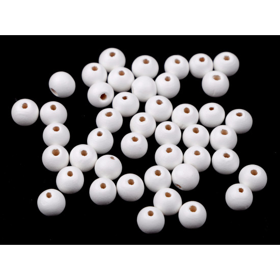 Mărgele din lemn, ø10 mm - Natural deschis (100 Grame) Mărgele din lemn, ø10 mm - Natural deschis (100 Grame)