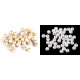 Mărgele din lemn, ø10 mm - Natural deschis (100 Grame) Mărgele din lemn, ø10 mm - Natural deschis (100 Grame)