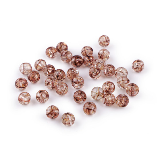 Mărgele de plastic, ø8 mm - Albastru deschis (500 Grame) Mărgele de plastic, ø8 mm - Albastru deschis (500 Grame)