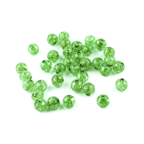 Mărgele de plastic, ø8 mm - Albastru deschis (500 Grame) Mărgele de plastic, ø8 mm - Albastru deschis (500 Grame)