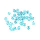 Mărgele de plastic, ø8 mm - Albastru deschis (500 Grame) Mărgele de plastic, ø8 mm - Albastru deschis (500 Grame)