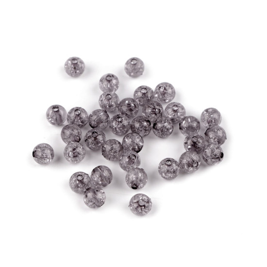 Mărgele de plastic, ø8 mm - Albastru deschis (500 Grame) Mărgele de plastic, ø8 mm - Albastru deschis (500 Grame)