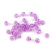 Mărgele de plastic, ø8 mm - Albastru deschis (500 Grame) Mărgele de plastic, ø8 mm - Albastru deschis (500 Grame)