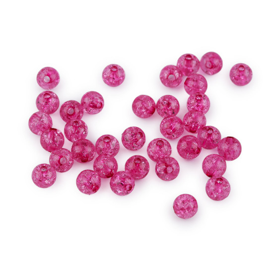 Mărgele de plastic, ø8 mm - Albastru deschis (500 Grame) Mărgele de plastic, ø8 mm - Albastru deschis (500 Grame)