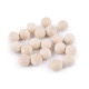 Margele din lemn fara gaura ø20 mm - Natural deschis (200 Bucăți) Margele din lemn fara gaura ø20 mm - Natural deschis (200 Bucăți)