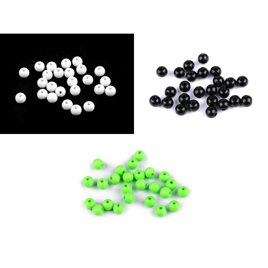 Mărgele plastic color ø8 mm - Verde deschis (7 Grame) Mărgele plastic color ø8 mm - Verde deschis (7 Grame)