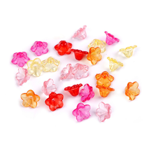 Margele plastic clopot / fusta 7x12 mm - Mix nr. 1 (20 Grame) Margele plastic clopot / fusta 7x12 mm - Mix nr. 1 (20 Grame)