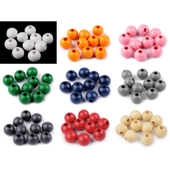 Margele de lemn ø25 mm - Verde (10 Bucăți) Margele de lemn ø25 mm - Verde (10 Bucăți)