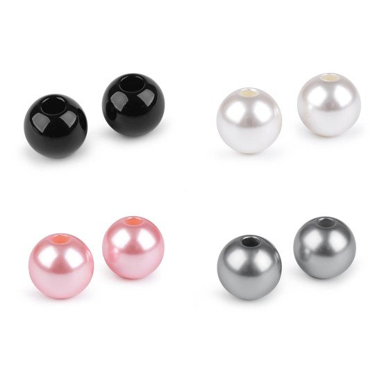 Mărgele din plastic ø30 mm - Sidef (30 Bucăți) Mărgele din plastic ø30 mm - Sidef (30 Bucăți)