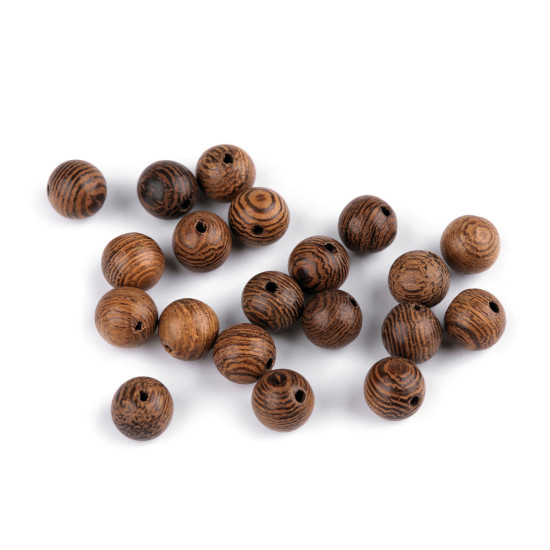Margele de lemn ø8 mm - Natural închis (200 Grame) Margele de lemn ø8 mm - Natural închis (200 Grame)