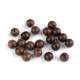 Margele de lemn ø8 mm - Natural închis (200 Grame) Margele de lemn ø8 mm - Natural închis (200 Grame)