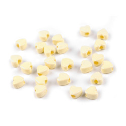 Mărgele din plastic 8 mm - Bej foarte deschis (30 Grame)