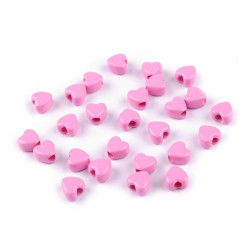 Mărgele din plastic 8 mm - Roz deschis (30 Grame)