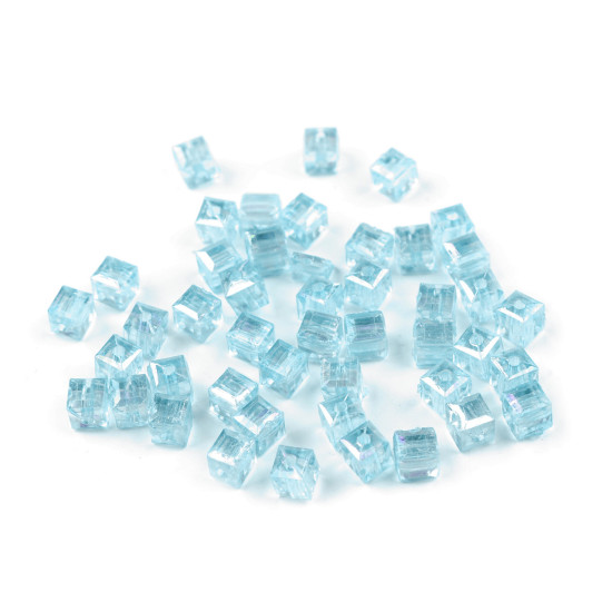 Mărgele din plastic cu efect ab 6x6 mm cub - Mov liliachiu (10 Grame) Mărgele din plastic cu efect ab 6x6 mm cub - Mov liliachiu (10 Grame)