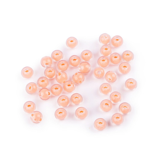 Mărgele din plastic cu efect de culori ø8 mm - Mov deschis (180 Grame) Mărgele din plastic cu efect de culori ø8 mm - Mov deschis (180 Grame)