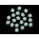 Mărgele din plastic floare ø13 mm - Galben deschis (180 Grame) Mărgele din plastic floare ø13 mm - Galben deschis (180 Grame)