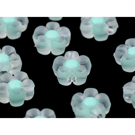 Mărgele din plastic floare ø13 mm - Galben deschis (180 Grame) Mărgele din plastic floare ø13 mm - Galben deschis (180 Grame)