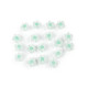 Mărgele din plastic floare ø13 mm - Galben deschis (180 Grame) Mărgele din plastic floare ø13 mm - Galben deschis (180 Grame)