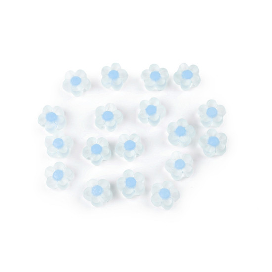 Mărgele din plastic floare ø13 mm - Galben deschis (180 Grame) Mărgele din plastic floare ø13 mm - Galben deschis (180 Grame)