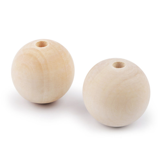 Mărgele mari din lemn nelacuit ø50 mm - Natural deschis (20 Bucăți) Mărgele mari din lemn nelacuit ø50 mm - Natural deschis (20 Bucăți)