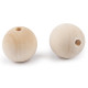 Mărgele mari din lemn nelacuit ø50 mm - Natural deschis (20 Bucăți) Mărgele mari din lemn nelacuit ø50 mm - Natural deschis (20 Bucăți)