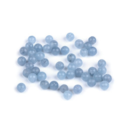 Mărgele angelit mineral sintetic ø4 mm - Angelit (44 Bucăți)