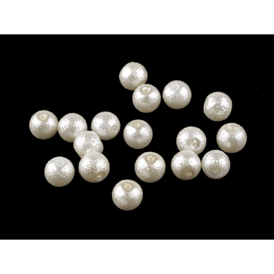 Perle de sticlă ø10 mm - Negru (20 Grame) Perle de sticlă ø10 mm - Negru (20 Grame)