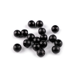 Perle de sticlă ø10 mm - Negru (160 Grame)