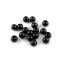 Perle de sticlă ø10 mm - Negru (160 Grame)