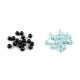 Perle de sticlă ø10 mm - Negru (20 Grame) Perle de sticlă ø10 mm - Negru (20 Grame)