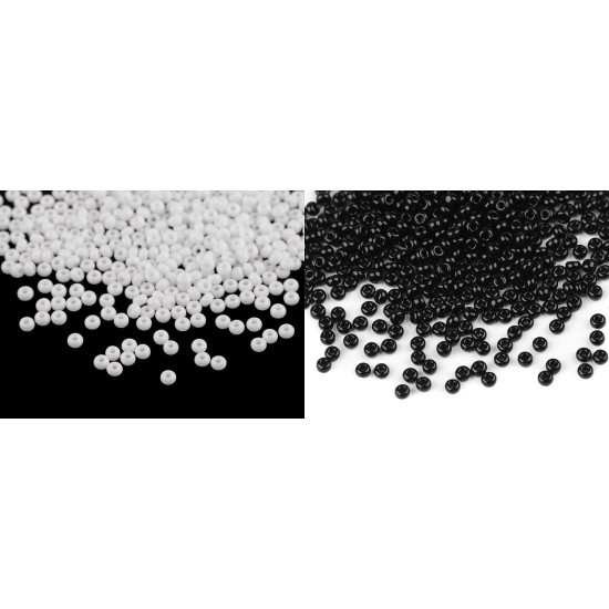 Mărgele nisip preciosa 8/0 - 3 mm - Alb (20 Grame) Mărgele nisip preciosa 8/0 - 3 mm - Alb (20 Grame)