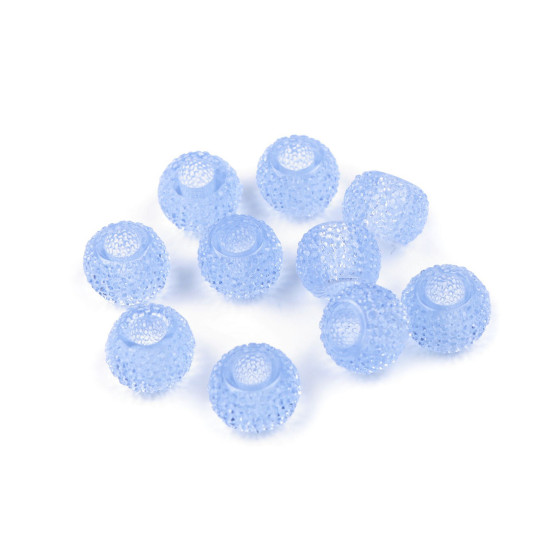Mărgele din plastic cu orificiu mare 8x12 mm - Roz (50 Bucăți) Mărgele din plastic cu orificiu mare 8x12 mm - Roz (50 Bucăți)