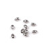 Terminație șnur din oțel inoxidabil 5x7 mm - Platinum (50 Bucăți)